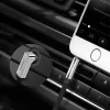UGREEN AV119 Cabo auxiliar plano de 3,5 mm com ficha angular, 2 m - preto/prateado