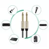 Cabo UGREEN AV128 10639 mono TS 6,35mm jack para 6,35mm jack 3m - cinzento