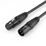 Cabo XLR UGREEN AV130 fêmea para XLR macho cabo de microfone - 3 m (preto)
