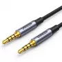 UGREEN AV183 20785 Cabo de Áudio Jack 3,5mm para Jack 3,5mm 3m - Cinzento