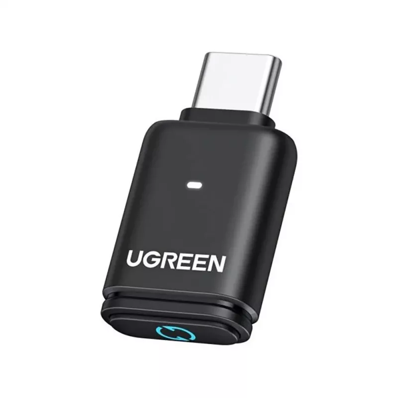 UGREEN BT501 adaptador de áudio USB-C Bluetooth 5.3 com transmissor aptX - preto
