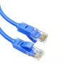Cabo Ethernet plano UGREEN Cat6 UTP 1m azul - cabo de rede patch RJ45 10Gbps 250MHz