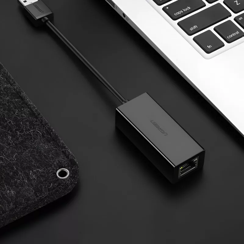 Adaptador UGREEN CM111 USB 3.0 para RJ45 Gigabit Ethernet - preto