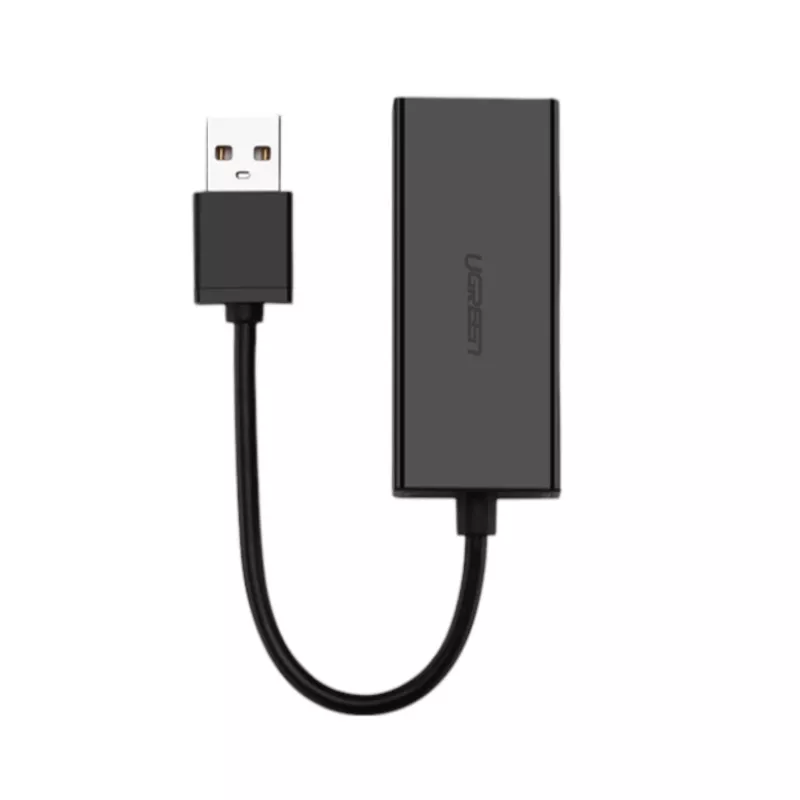 Adaptador UGREEN CM111 USB 3.0 para RJ45 Gigabit Ethernet - preto