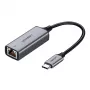 Adaptador UGREEN CM199-50737 Type-C para Gigabit Ethernet - prateado