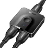 Comutador HDMI 4K bidirecional 2-em-1 UGREEN CM217-50966 - preto