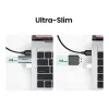 UGREEN CM383-80864 Adaptador de som externo USB-A para conector de áudio de 3,5 mm - prateado