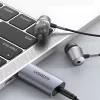 UGREEN CM383-80864 Adaptador de som externo USB-A para conector de áudio de 3,5 mm - prateado