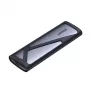 UGREEN CM400-90264 Caixa para SSD M.2 NVMe/SATA 10Gbps USB-C 3.2 Gen 2 sem ferramentas, alumínio, prateada