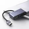 Adaptador de ecrã UGREEN CM449 USB-A para HDMI + VGA 1080P
