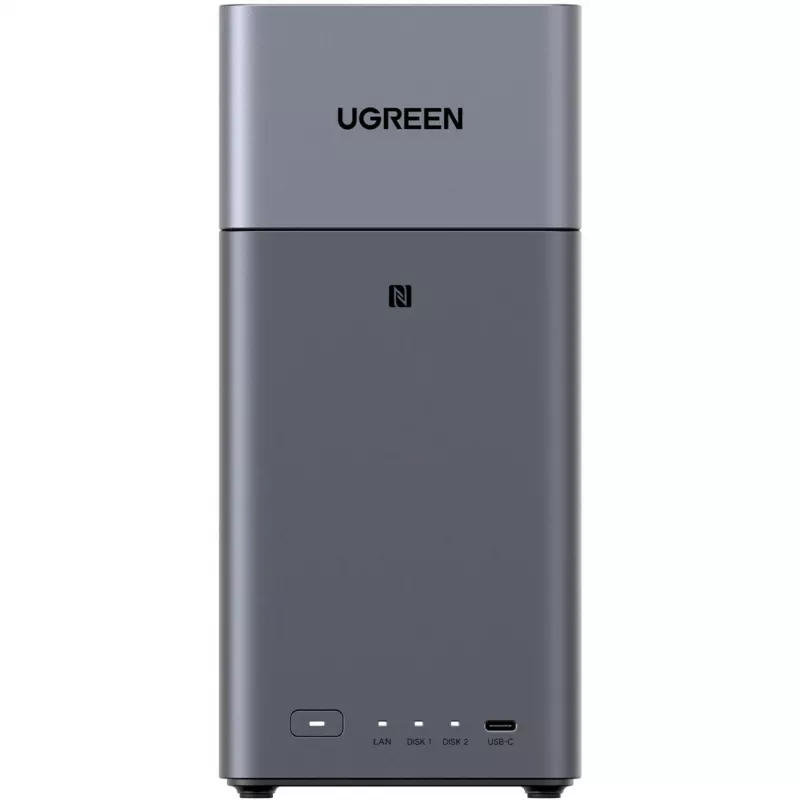 UGREEN DH2300 + 2x 6 TB Seagate IronWolf HDD pacote (preto)