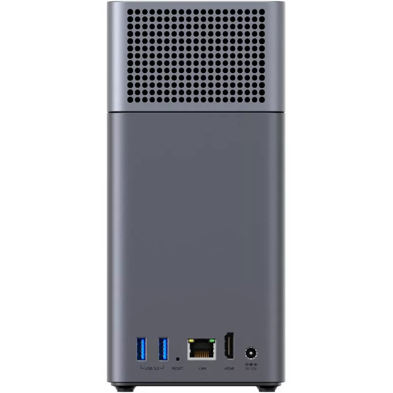 UGREEN DH2300 + 2x 6 TB Seagate IronWolf HDD pacote (preto)