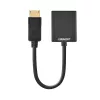 Conversor UGREEN DisplayPort macho para VGA fêmea, adaptador ativo, Full HD 1080p, banhado a ouro, preto