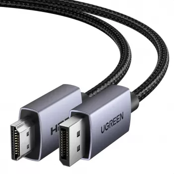 UGREEN Cabo adaptador DisplayPort para HDMI 4K@30Hz 1m preto DP125