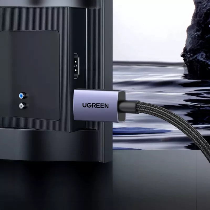 UGREEN DP118 cabo DisplayPort 2.1 2m - cinzento
