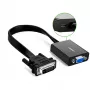 UGREEN Adaptador de vídeo ativo DVI-D 24+1 para VGA (macho para fêmea) – preto