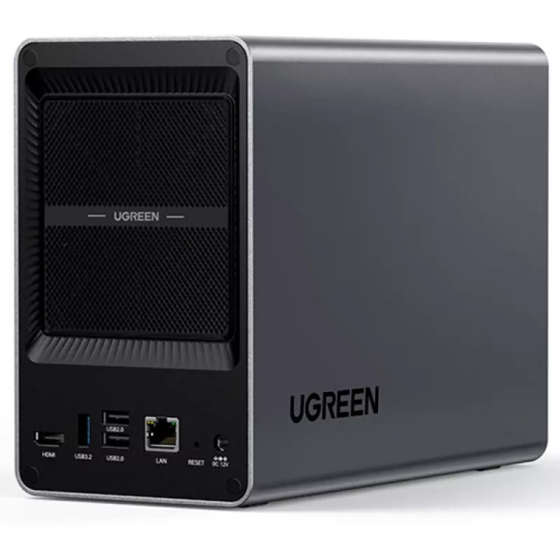 UGREEN DXP2800+ 2x Seagate IronWolf HDD Bundle - NAS de 2 baías com Intel Celeron N5105, 8GB DDR4, 2x 2,5GbE, incl. 2x 4TB HDDs