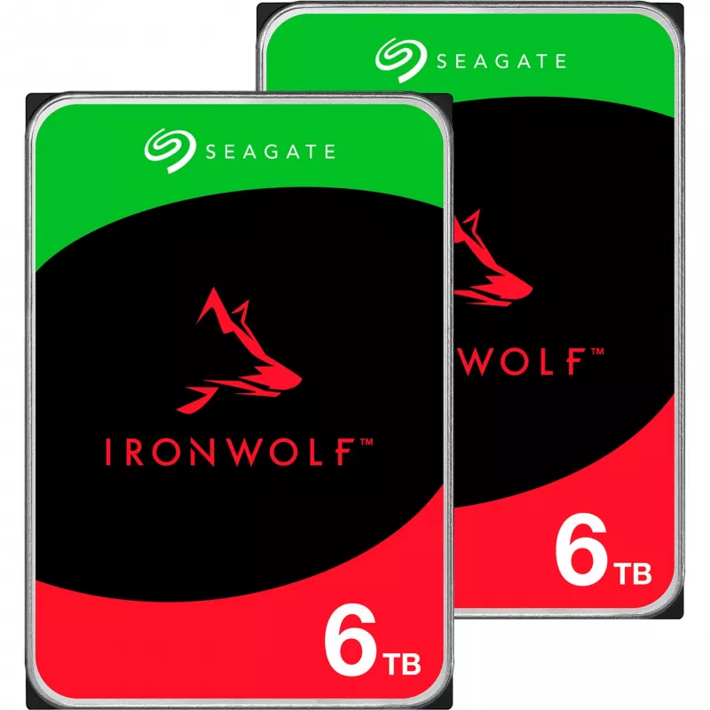 UGREEN DXP2800+ 2x Seagate IronWolf HDD Bundle - NAS de 2 baías com Intel Celeron N5105, 8GB DDR4, 2x 2,5GbE, incl. 2x 4TB HDDs