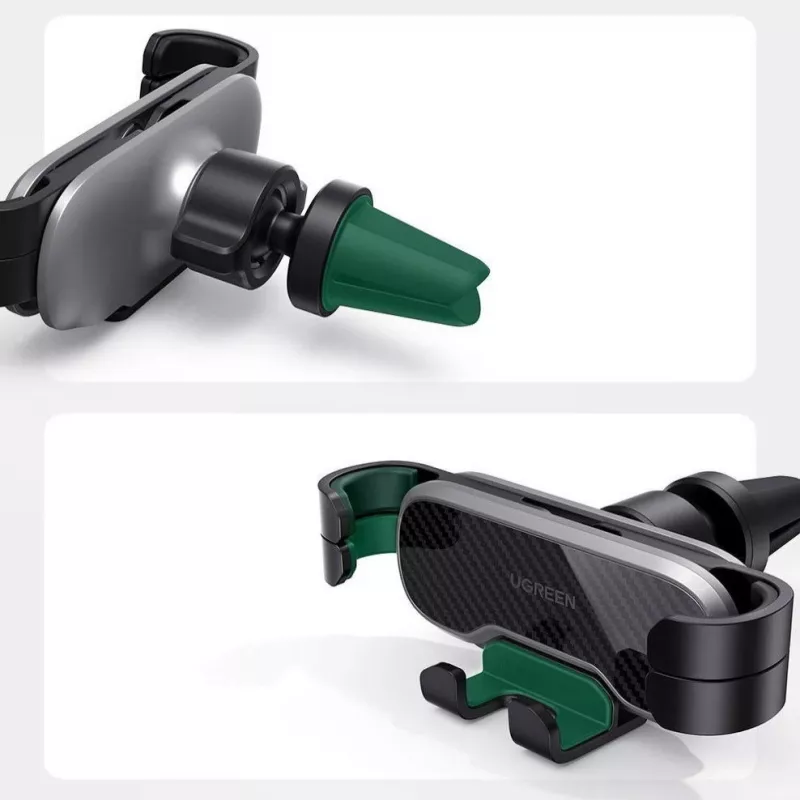 UGREEN Suporte de telemóvel para carro por gravidade preto (80539)