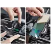 UGREEN Suporte de telemóvel Gravity Auto para painel e para-brisas, suporte universal para smartphone com ventosa forte, rotação 360°, braço telescópico, desbloqueio com um botão, preto