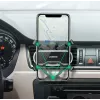 UGREEN Suporte de telemóvel Gravity Auto para painel e para-brisas, suporte universal para smartphone com ventosa forte, rotação 360°, braço telescópico, desbloqueio com um botão, preto