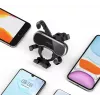 UGREEN Suporte de telemóvel Gravity Auto para painel e para-brisas, suporte universal para smartphone com ventosa forte, rotação 360°, braço telescópico, desbloqueio com um botão, preto