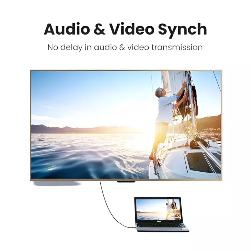 Cabo HDMI 4K com Núcleo de Ferrite UGREEN HD101 Macho para Macho 10m - Preto