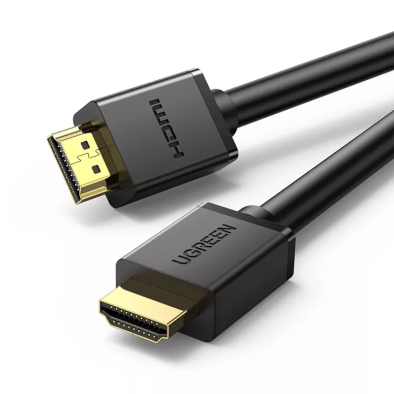 Cabo HDMI 2.0 UGREEN HD104 4K 60Hz HDR 18Gbps Macho para Macho 10m Preto