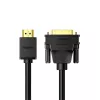 UGREEN HD106 Cabo HDMI para DVI, 2m, Preto, 1080p, Banhado a Ouro, Triplamente Blindado