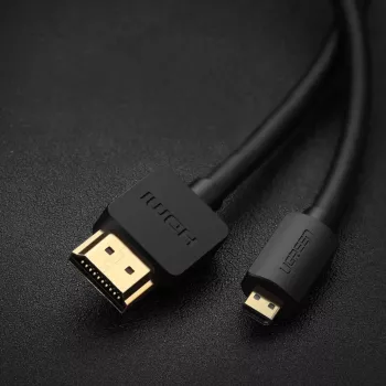 UGREEN HD127 Cabo Micro-HDMI para HDMI 4K 3D 1,5 m preto