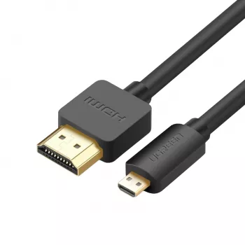 UGREEN HD127 Cabo Micro-HDMI para HDMI 4K 3D 1,5 m preto