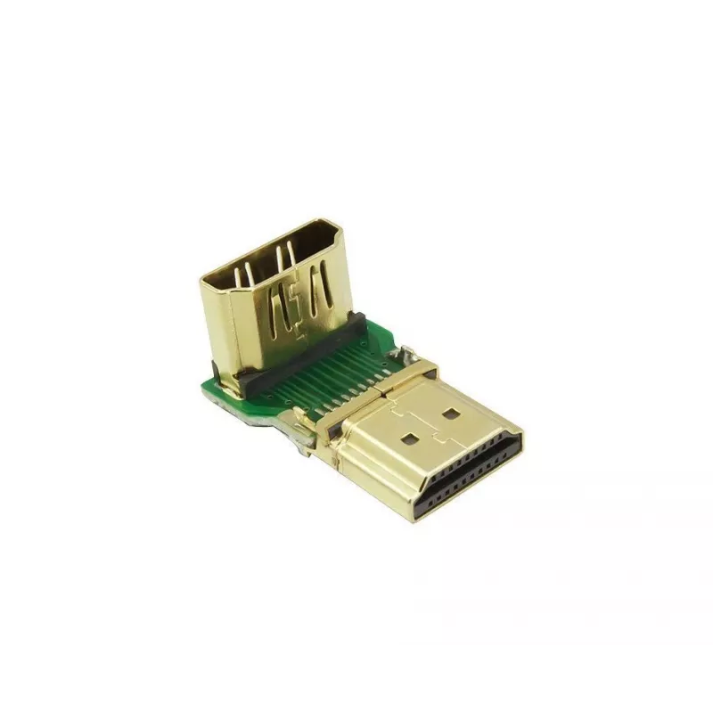 UGREEN Adaptador HDMI em ângulo 90 graus para baixo 4K 60Hz HD112 preto