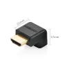 UGREEN Adaptador HDMI em ângulo 90 graus para baixo 4K 60Hz HD112 preto