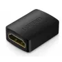 UGREEN Adaptador de Acoplamento HDMI Conector Fêmea HDMI para Conector Fêmea HDMI 4K@60Hz Preto (20107)