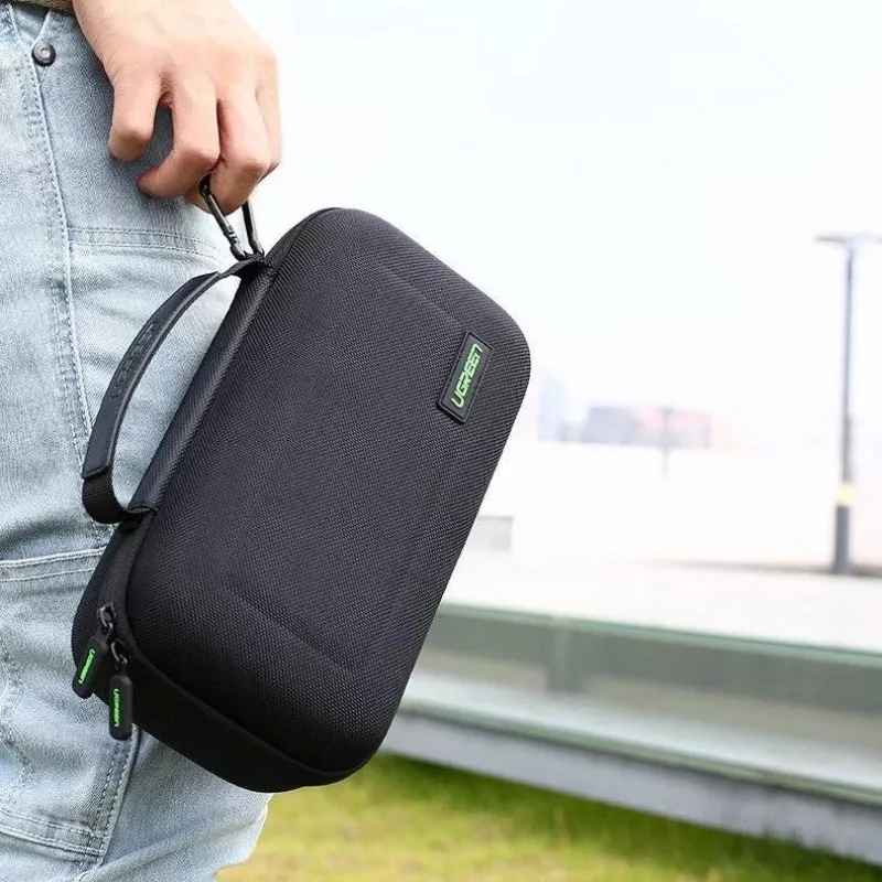 Capa de proteção UGREEN LP145 para Nintendo Switch, estojo rígido EVA, Oxford preto