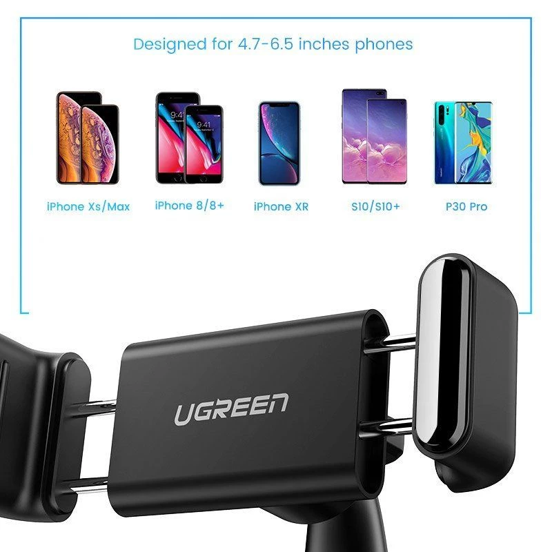 UGREEN LP189 60796 Suporte de Telemóvel para Automóvel com Clipe para Painel - Preto