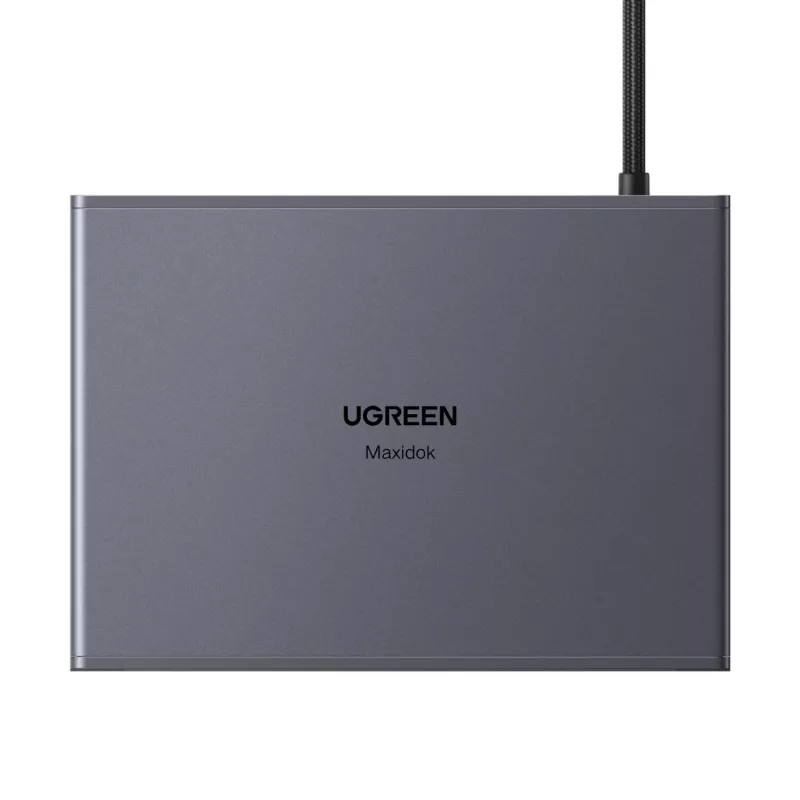 UGREEN Maxidok Docking station Thunderbolt 5 10-in-1 com ecrã triplo 8K e Power Delivery 140W
