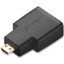 UGREEN adaptador de Micro HDMI macho para HDMI fêmea, preto