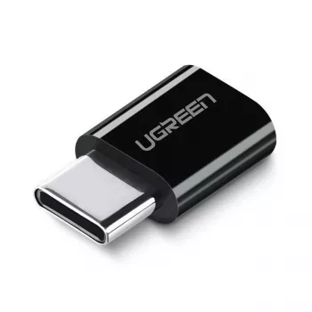 Adaptador UGREEN Micro USB para USB-C Preto (30391)