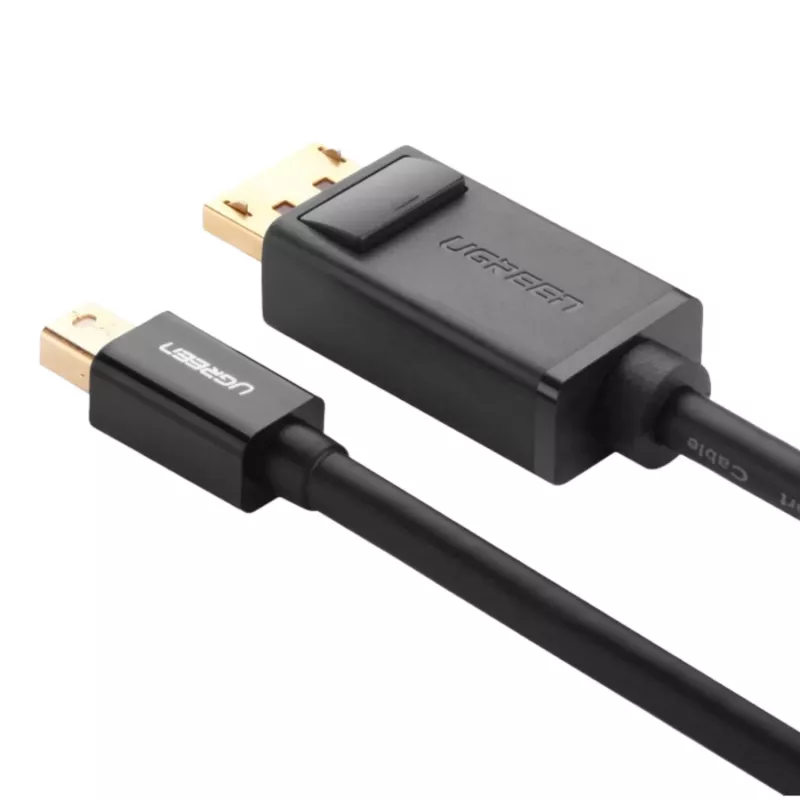 UGREEN Cabo Mini DisplayPort para DisplayPort 1,5 m preto
