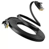 Cabo Ethernet plano UGREEN NW102 Cat6 U/UTP 1m - Preto