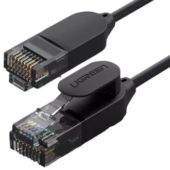 UGREEN NW122 Cabo de rede Ethernet Cat6A UTP RJ45 – 10 m, preto
