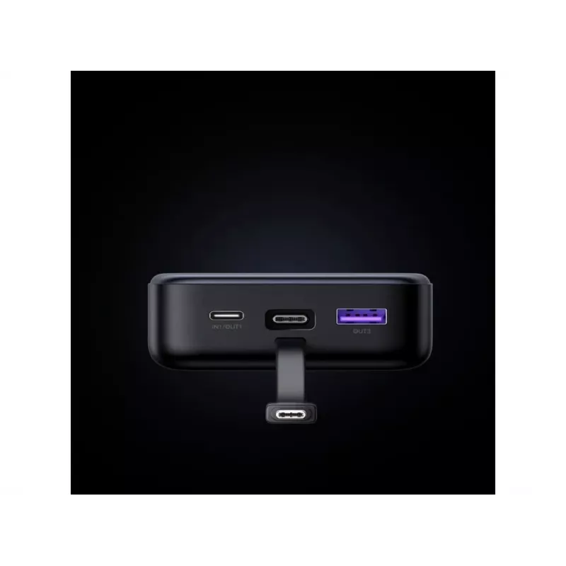 Powerbank UGREEN 20000mAh 20W 45762 com cabo integrado cinzenta