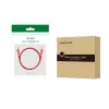 Cabo de rede Ethernet UGREEN RJ45 CAT6 0,5m - Vermelho (1Gbps, 250MHz)