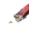 Cabo de rede Ethernet UGREEN RJ45 CAT6 0,5m - Vermelho (1Gbps, 250MHz)