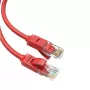 Cabo de rede Ethernet UGREEN RJ45 CAT6 0,5m - Vermelho (1Gbps, 250MHz)