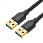Cabo UGREEN US128 USB 3.0 Type-A macho para Type-A macho 2m preto