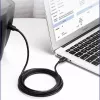 UGREEN US135 Cabo USB 2.0 A-B, dourado, 2m, preto