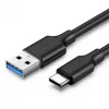 UGREEN US184 cabo USB-A para USB-C 3.0 1,5 m preto