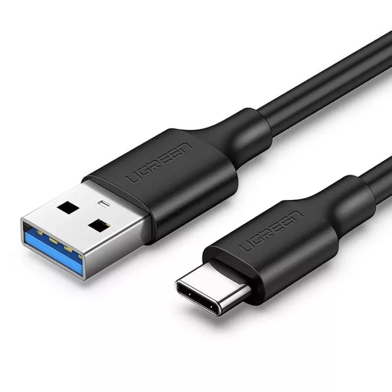 UGREEN US184 cabo USB-A para USB-C 3.0, 2 m, preto